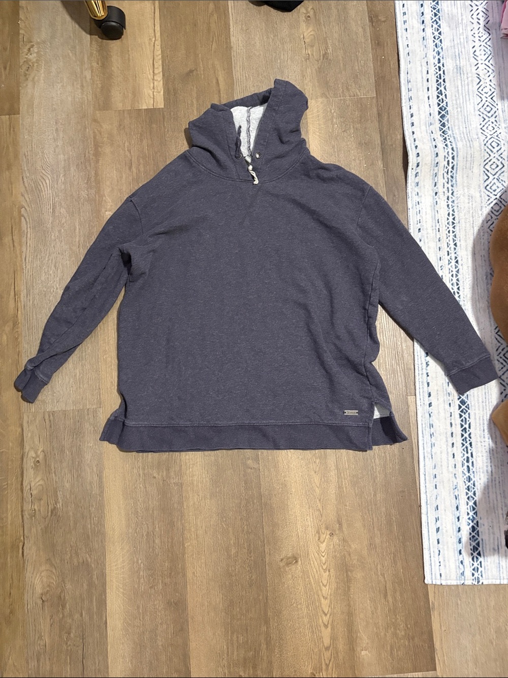 Natural Reflections Men's Charcoal Hooded Zip Sweater